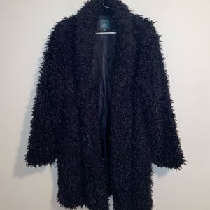 Wild Fable Faux Fur Jacket Black XL